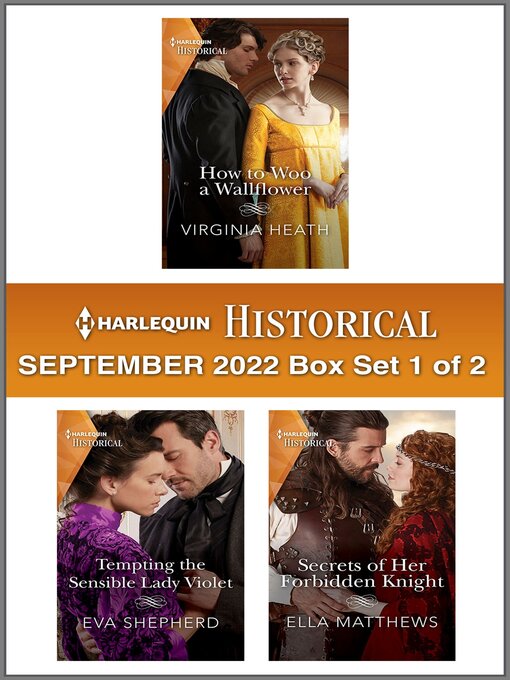 Title details for Harlequin Historical: September 2022 Box Set 1 of 2 by Virginia Heath - Wait list